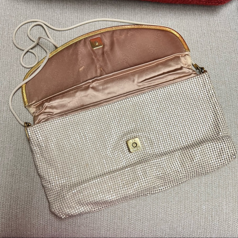 Retro Glomesh Envelope Clutch Handbag - Picture 4 of 7
